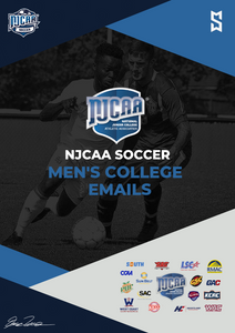 NJCAA Men's College Soccer Emails