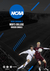 NCAA D2 Men's College Soccer Emails